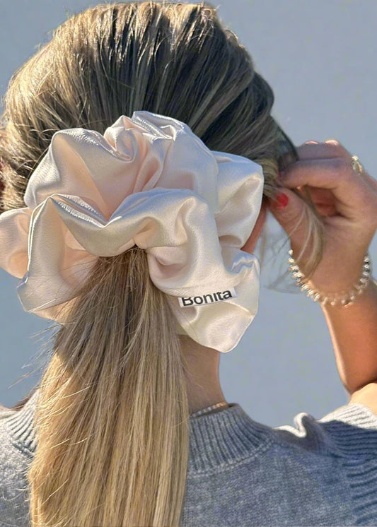 Ivory Cream - Large Scrunchie